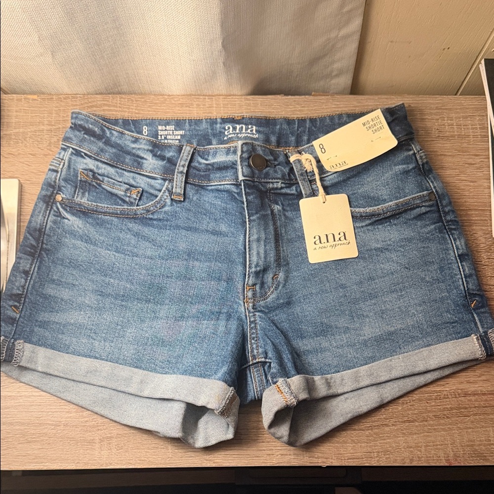 a.n.a Women's Classic Blue Jean Shorts